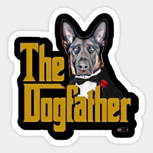 The Doggie DogFather Sticker